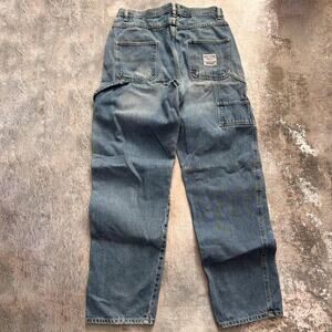 Vintage Y2K Steve & Barrys Carpenter Pants. Light wash faded Size 32 x 34